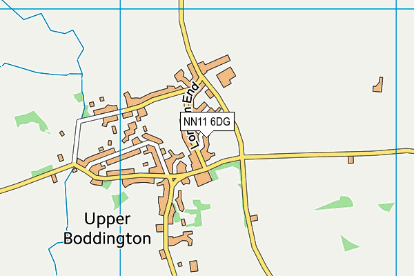 NN11 6DG map - OS VectorMap District (Ordnance Survey)