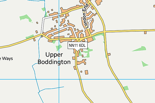 Boddington Church of England Primary Academy map (NN11 6DL) - OS VectorMap District (Ordnance Survey)