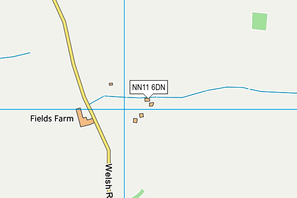 NN11 6DN map - OS VectorMap District (Ordnance Survey)