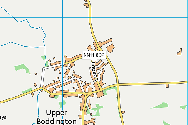 NN11 6DP map - OS VectorMap District (Ordnance Survey)