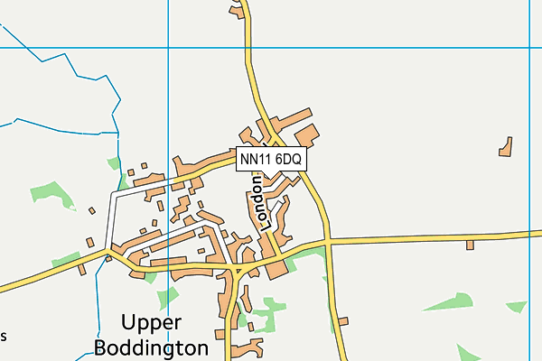 NN11 6DQ map - OS VectorMap District (Ordnance Survey)