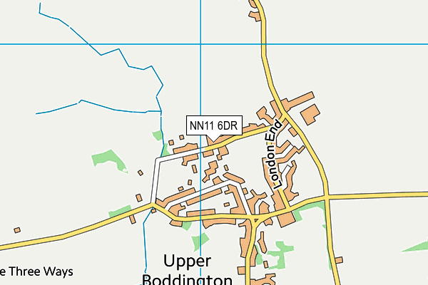 NN11 6DR map - OS VectorMap District (Ordnance Survey)