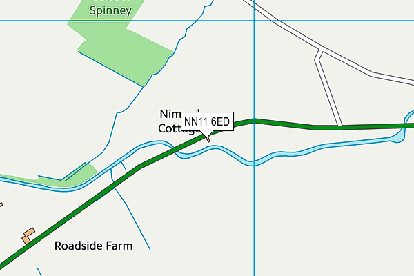 NN11 6ED map - OS VectorMap District (Ordnance Survey)