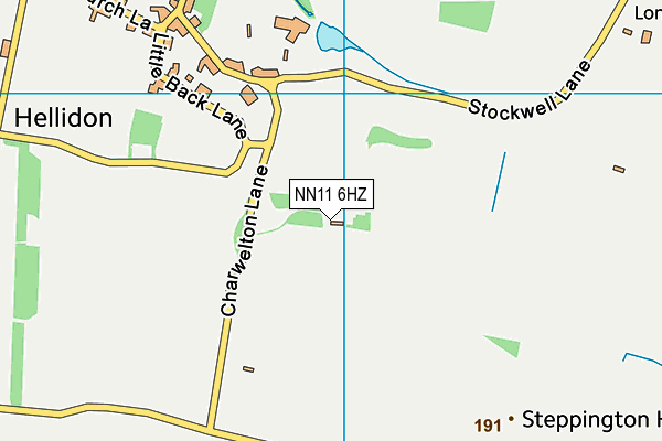 NN11 6HZ map - OS VectorMap District (Ordnance Survey)