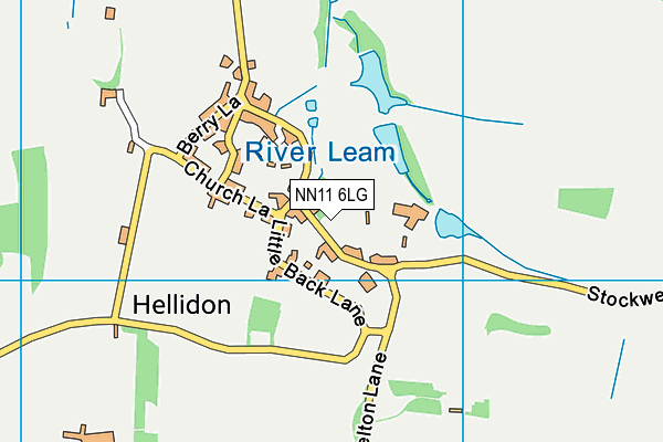 NN11 6LG map - OS VectorMap District (Ordnance Survey)