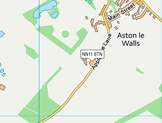 NN11 6TN map - OS VectorMap District (Ordnance Survey)