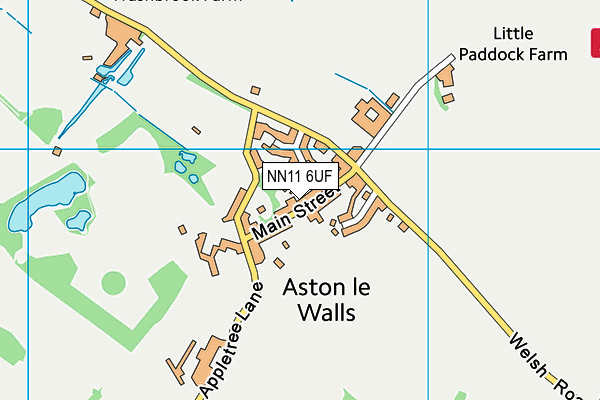 St Mary's Catholic Primary School, Aston-le-Walls map (NN11 6UF) - OS VectorMap District (Ordnance Survey)