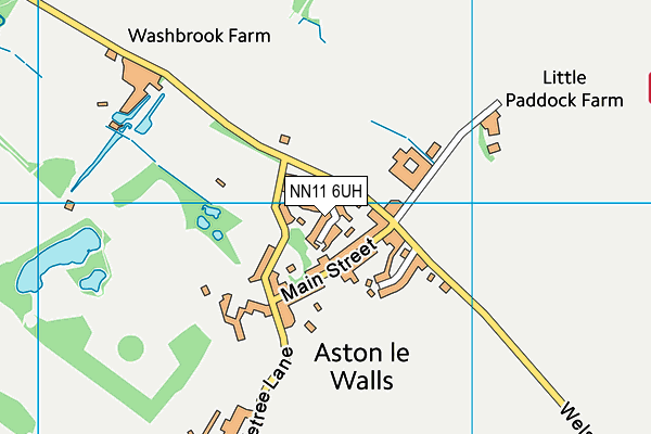 NN11 6UH map - OS VectorMap District (Ordnance Survey)