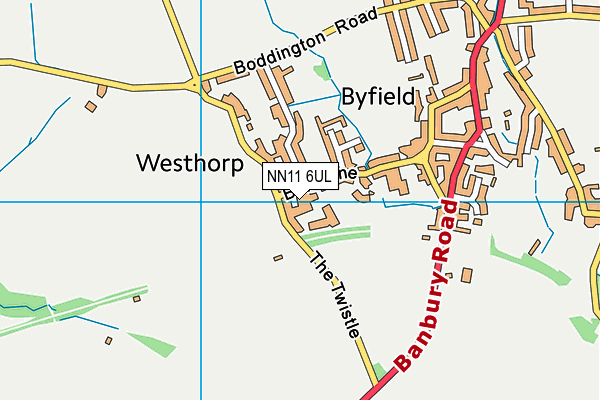 NN11 6UL map - OS VectorMap District (Ordnance Survey)