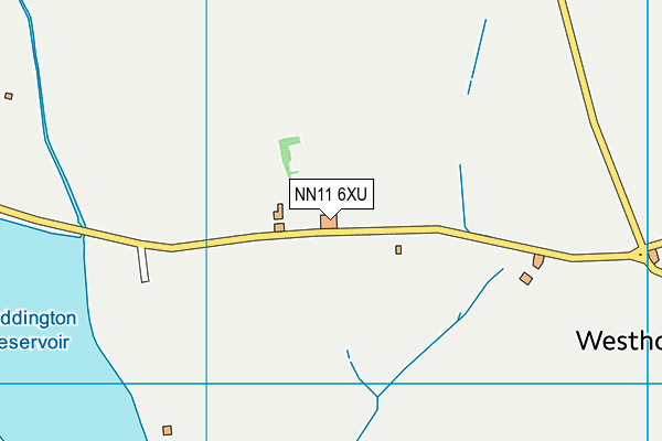 NN11 6XU map - OS VectorMap District (Ordnance Survey)