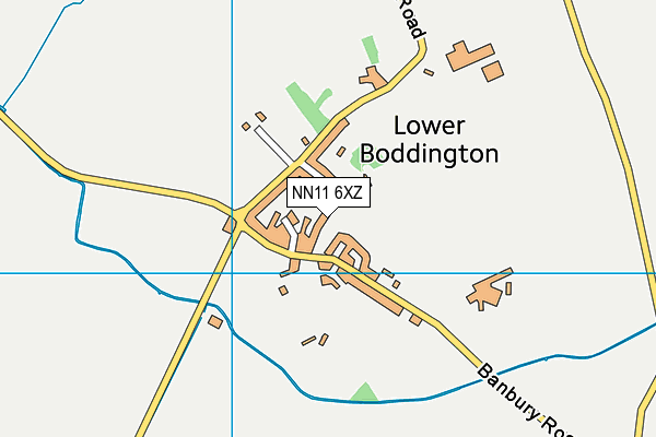 NN11 6XZ map - OS VectorMap District (Ordnance Survey)