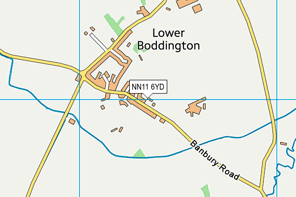 NN11 6YD map - OS VectorMap District (Ordnance Survey)