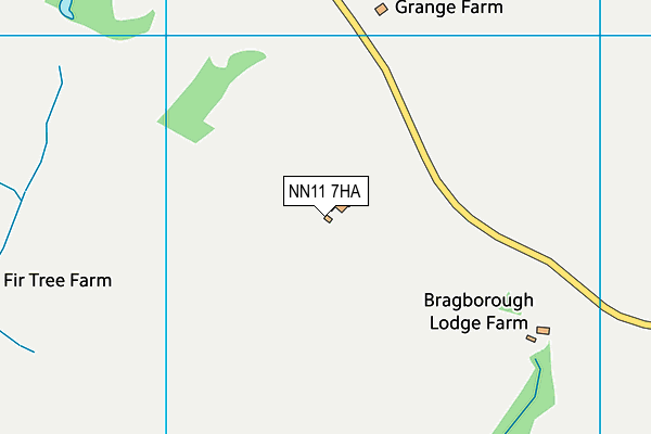 NN11 7HA map - OS VectorMap District (Ordnance Survey)