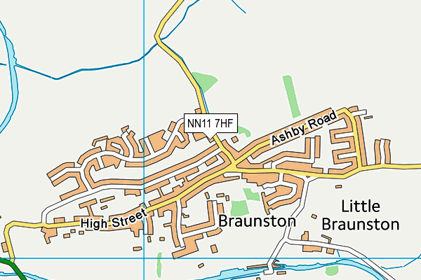 Braunston Church of England Primary School map (NN11 7HF) - OS VectorMap District (Ordnance Survey)