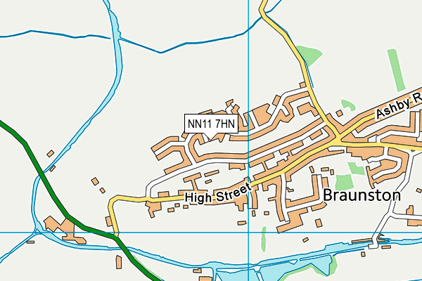NN11 7HN map - OS VectorMap District (Ordnance Survey)