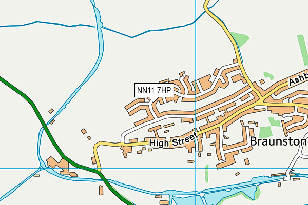 NN11 7HP map - OS VectorMap District (Ordnance Survey)