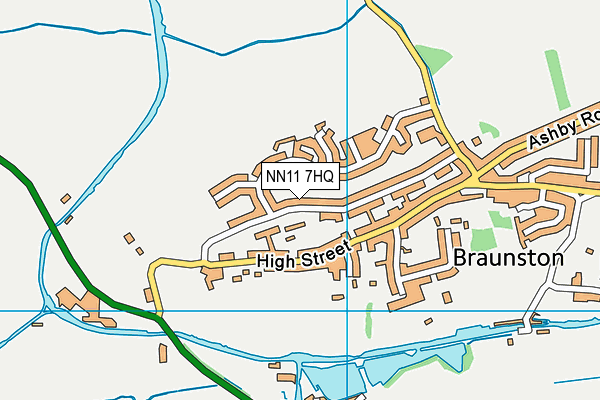 NN11 7HQ map - OS VectorMap District (Ordnance Survey)