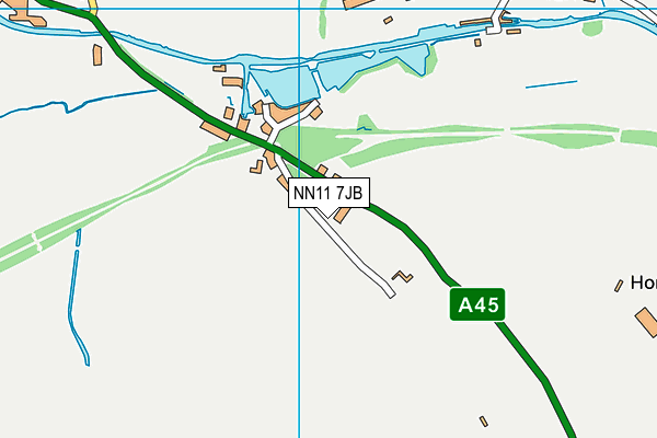 NN11 7JB map - OS VectorMap District (Ordnance Survey)
