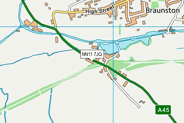 NN11 7JQ map - OS VectorMap District (Ordnance Survey)