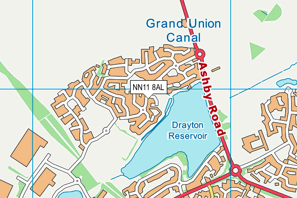 NN11 8AL map - OS VectorMap District (Ordnance Survey)