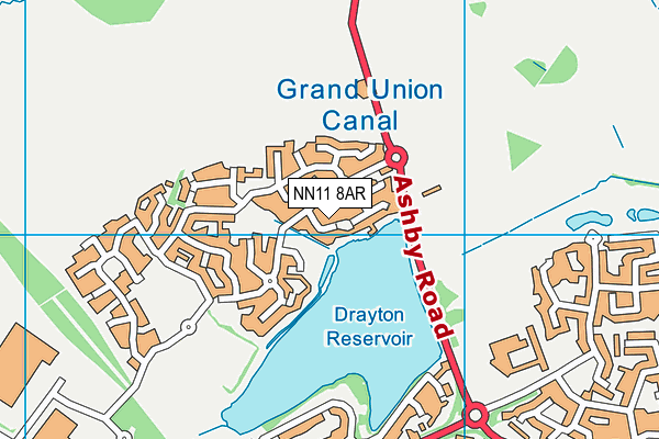 NN11 8AR map - OS VectorMap District (Ordnance Survey)