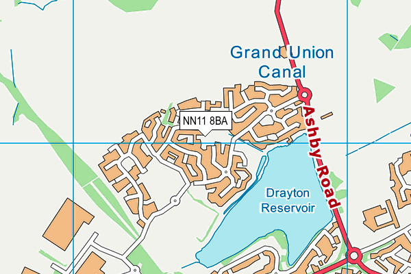 NN11 8BA map - OS VectorMap District (Ordnance Survey)