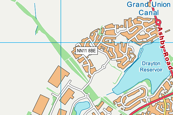 NN11 8BE map - OS VectorMap District (Ordnance Survey)