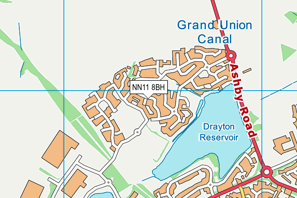 NN11 8BH map - OS VectorMap District (Ordnance Survey)