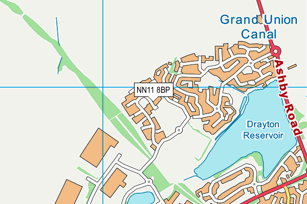 NN11 8BP map - OS VectorMap District (Ordnance Survey)