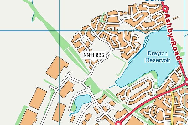 NN11 8BS map - OS VectorMap District (Ordnance Survey)