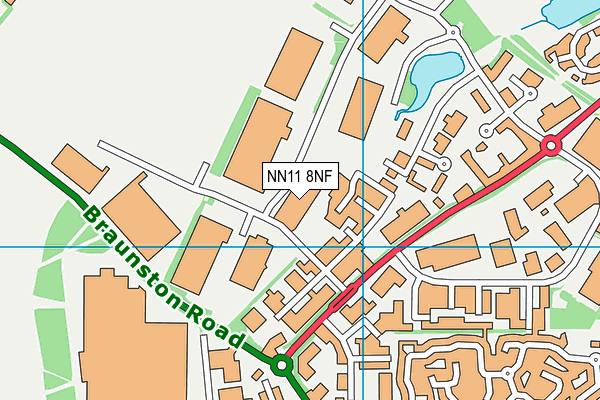 NN11 8NF map - OS VectorMap District (Ordnance Survey)