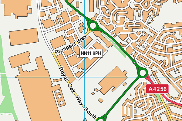 NN11 8PH map - OS VectorMap District (Ordnance Survey)