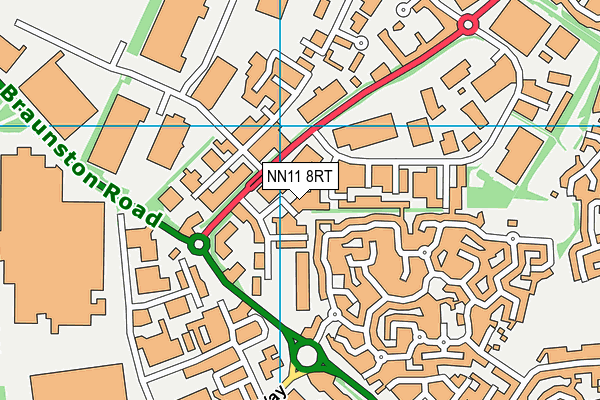 NN11 8RT map - OS VectorMap District (Ordnance Survey)
