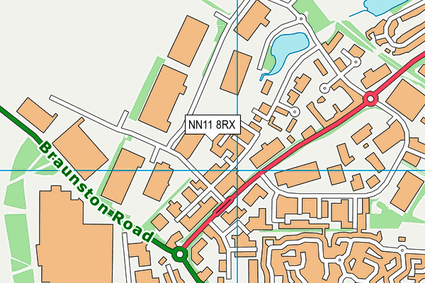 NN11 8RX map - OS VectorMap District (Ordnance Survey)