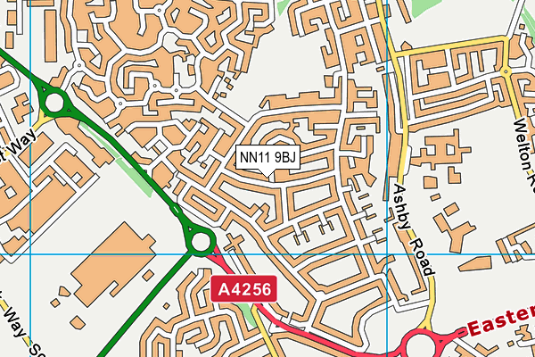 NN11 9BJ map - OS VectorMap District (Ordnance Survey)