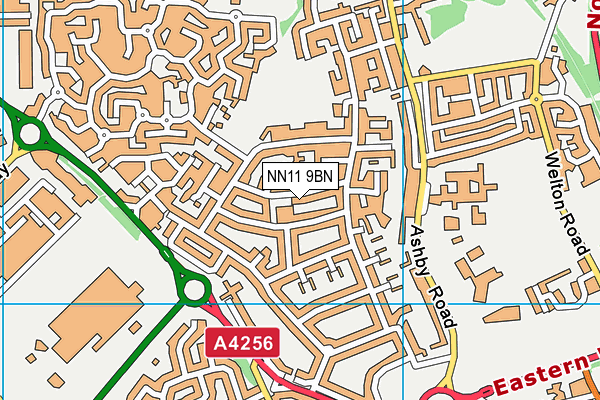 NN11 9BN map - OS VectorMap District (Ordnance Survey)