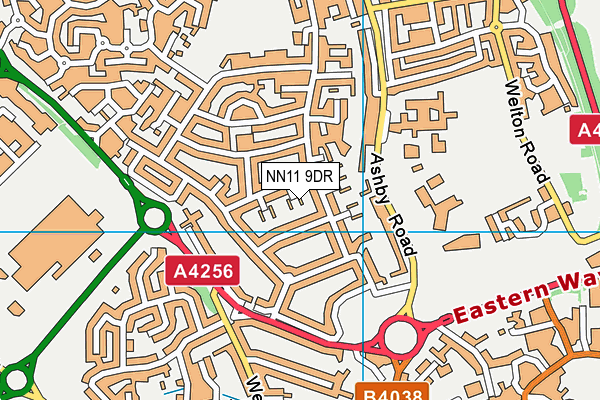 NN11 9DR map - OS VectorMap District (Ordnance Survey)