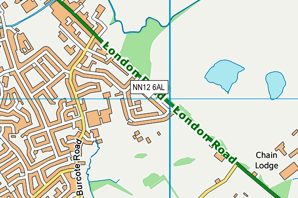 NN12 6AL map - OS VectorMap District (Ordnance Survey)