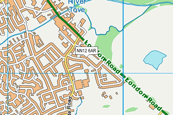 NN12 6AR map - OS VectorMap District (Ordnance Survey)