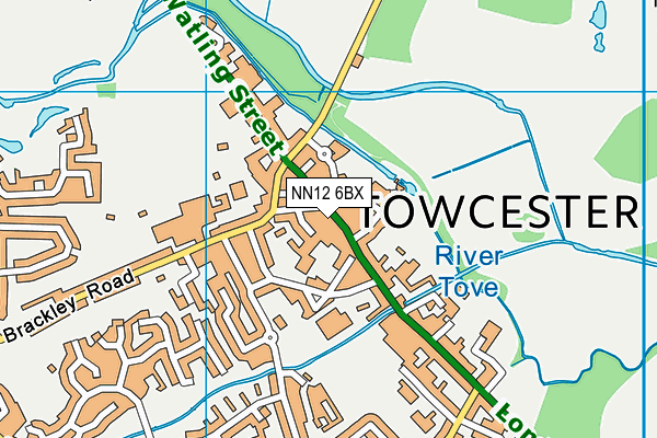Map of TOWCESTER183 LIMITED at district scale