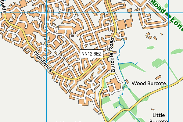 NN12 6EZ map - OS VectorMap District (Ordnance Survey)