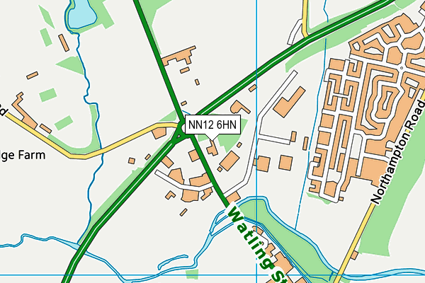 NN12 6HN map - OS VectorMap District (Ordnance Survey)