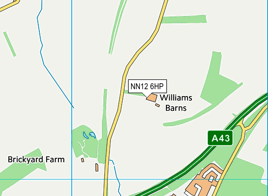 NN12 6HP map - OS VectorMap District (Ordnance Survey)