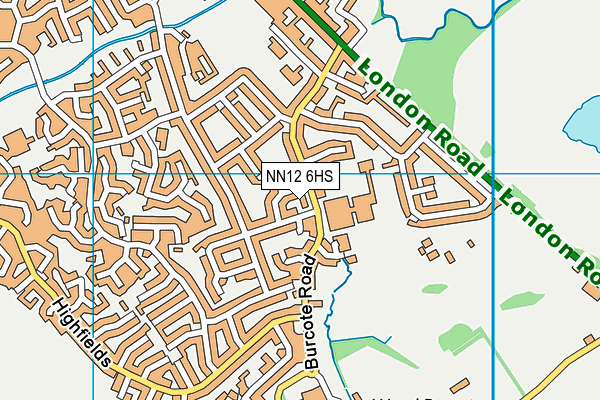 NN12 6HS map - OS VectorMap District (Ordnance Survey)