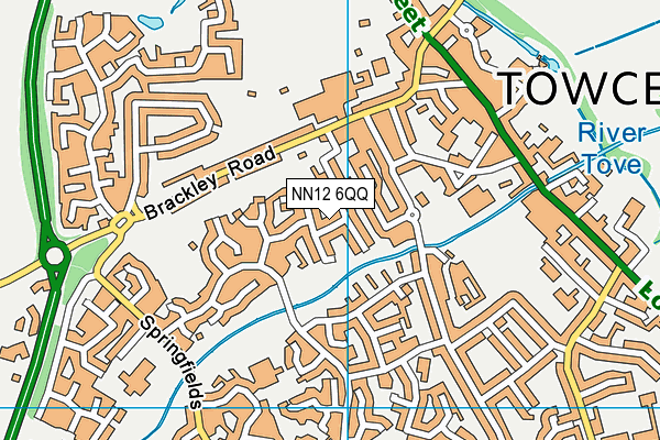 NN12 6QQ map - OS VectorMap District (Ordnance Survey)