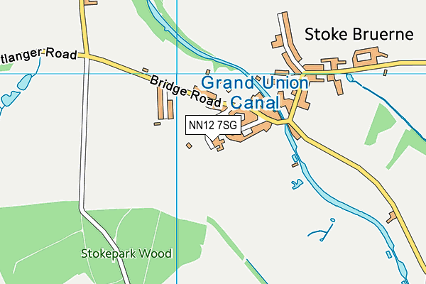 NN12 7SG map - OS VectorMap District (Ordnance Survey)