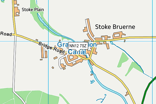 NN12 7SZ map - OS VectorMap District (Ordnance Survey)