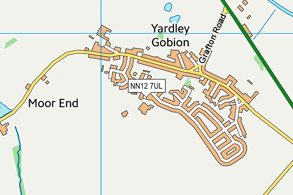 Yardley Gobion Church of England Primary School map (NN12 7UL) - OS VectorMap District (Ordnance Survey)