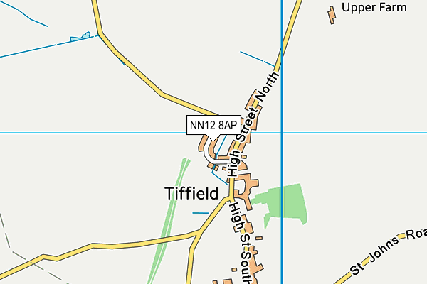 NN12 8AP map - OS VectorMap District (Ordnance Survey)