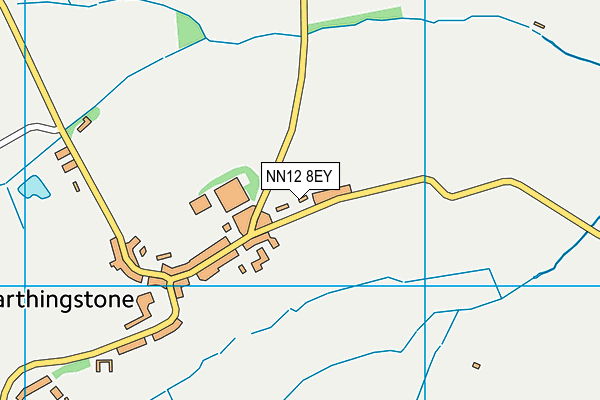 NN12 8EY map - OS VectorMap District (Ordnance Survey)